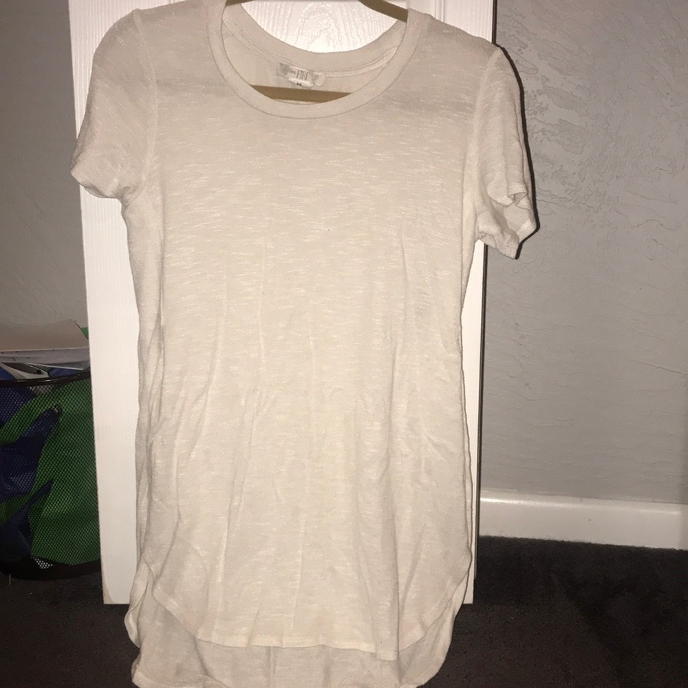 Love Fire white tunic shirt